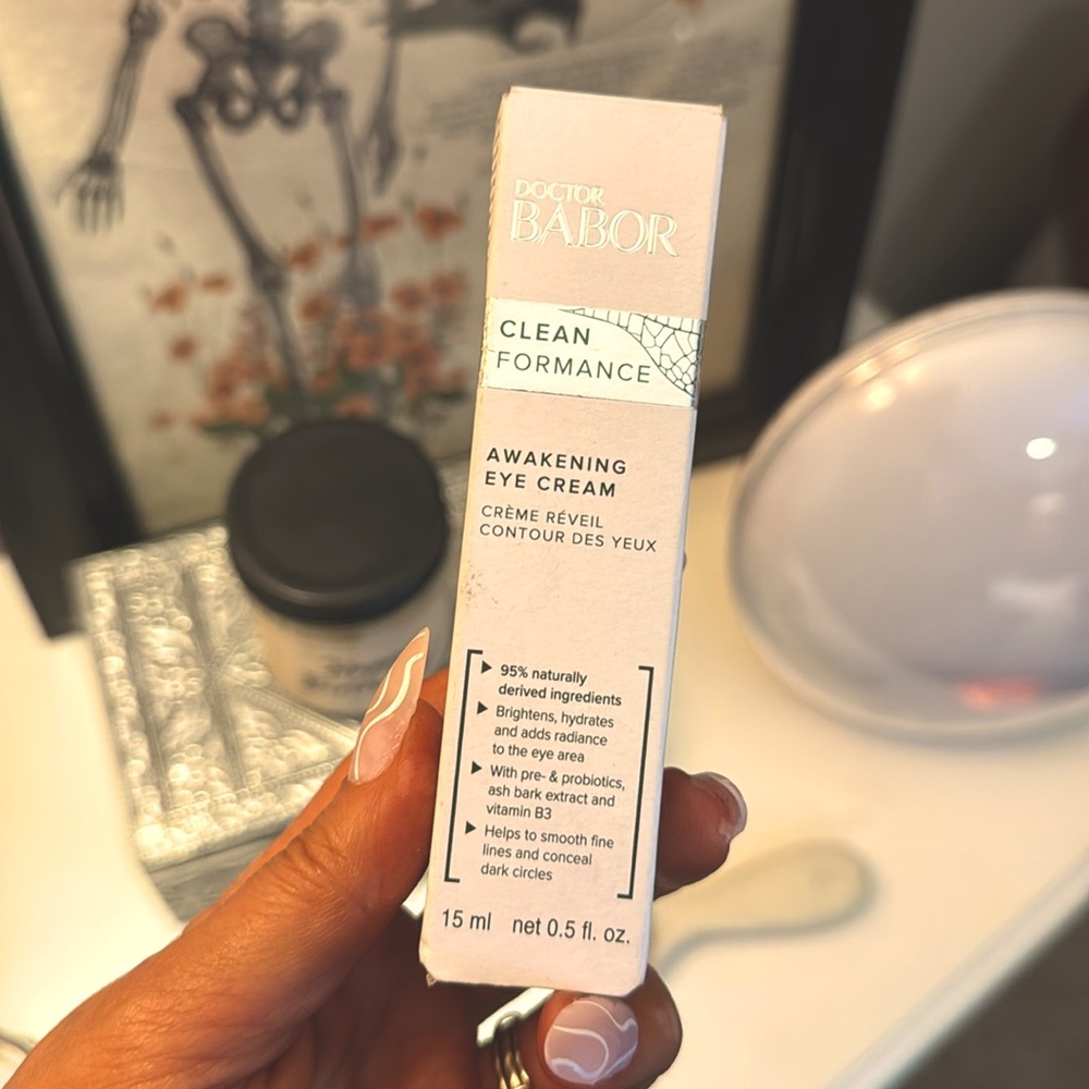 Doctor Babor Cleanformance Awakening Eye Cream - White and Pink